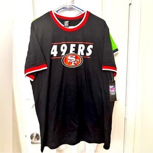 San Francisco 49rs NFL t-shirt, women’s size XL black red - NWT